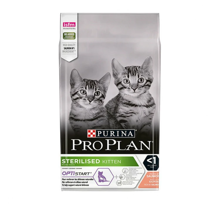 Purina Pro Plan Healthy Start Kitten Sterilised Σολομός 1.5kg 4 Purina Pro Plan Healthy Start Kitten Sterilised Σολομός 1.5kg - Image 2