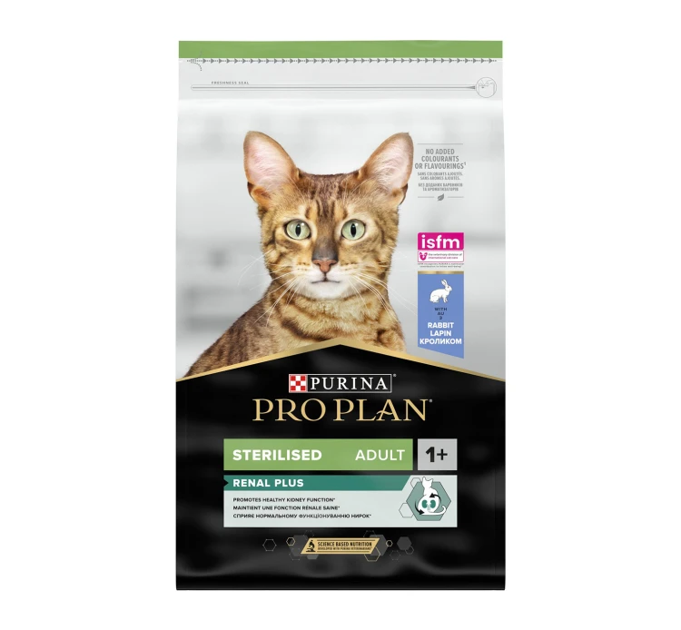 Purina Pro Plan Renal Plus Sterilised Κουνέλι 1.5kg 3 Purina Pro Plan Renal Plus Sterilised Κουνέλι 1.5kg