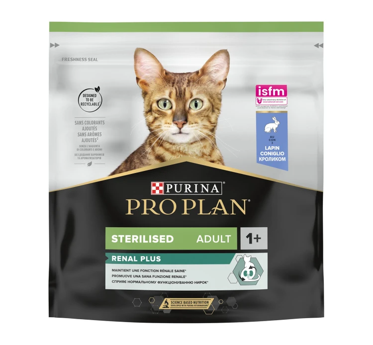 Purina Pro Plan Renal Plus Sterilised Κουνέλι 400gr 3 Purina Pro Plan Renal Plus Sterilised Κουνέλι 400gr