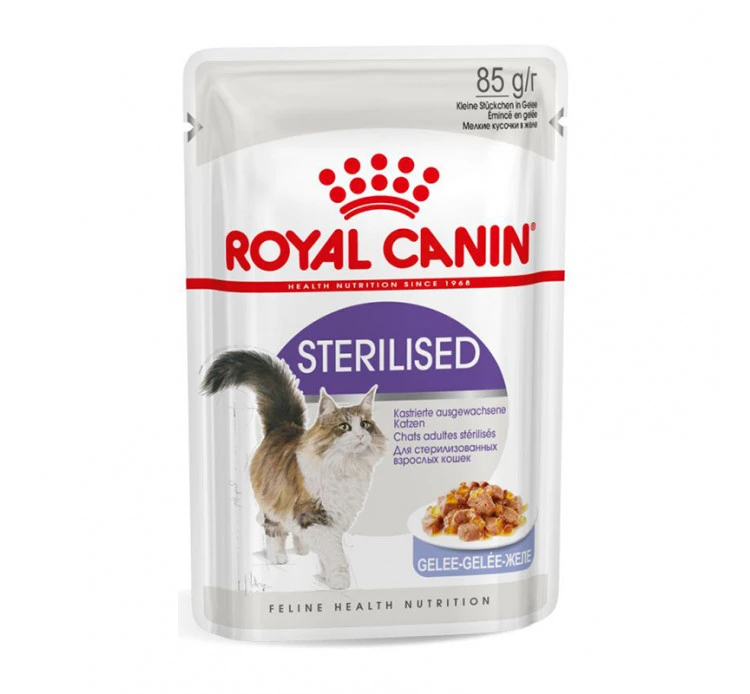 Royal Canin Wet Sterilised Jelly 85gr 3 Royal Canin Wet Sterilised Jelly 85gr