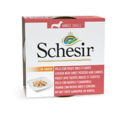 Schesir Small Dog Κοτόπουλο με Γλυκοπατάτα & Καρότο 85gr