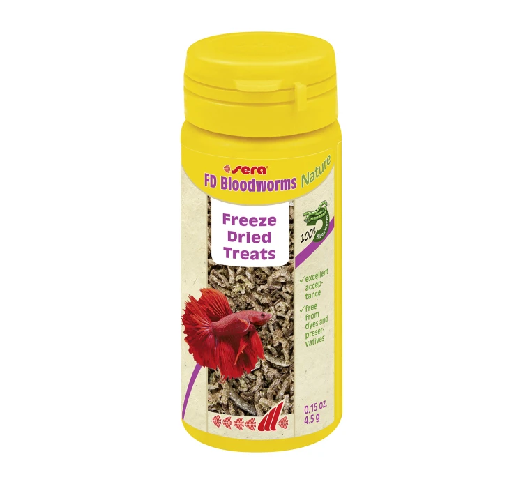 Sera FD Red Bloodworms Λιχουδιές Freeze Dried 50 Ml 3 Sera FD Red Bloodworms Λιχουδιές Freeze Dried 50 Ml