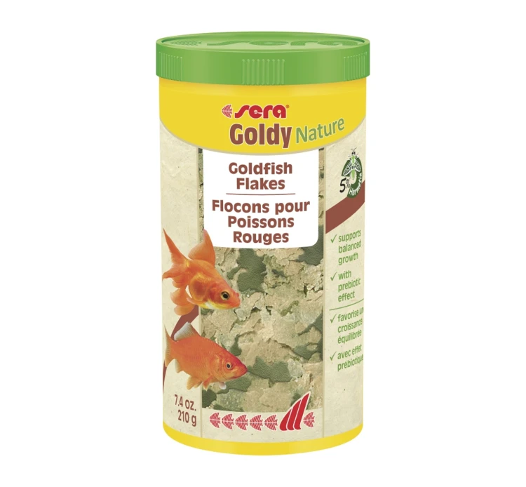 Sera Goldy Nature Τροφή για Χρυσόψαρα σε Νιφάδες 1000ml 3 Sera Goldy Nature Τροφή για Χρυσόψαρα σε Νιφάδες 1000ml