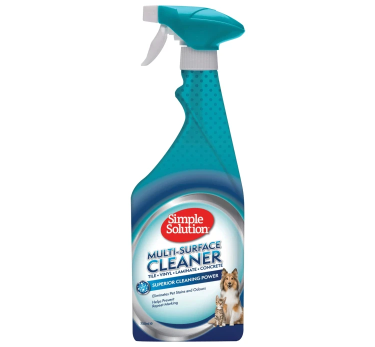 Simple Solution Multisurface Cleaner Καθαριστικό Σπρέι για Σκύλους & Γάτες 750ml 3 Simple Solution Multisurface Cleaner Καθαριστικό Σπρέι για Σκύλους & Γάτες 750ml