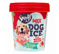 Smoofl Adult Μείγμα για Παγωτό Σκύλου Καρπούζι 100gr & 10 Sticks