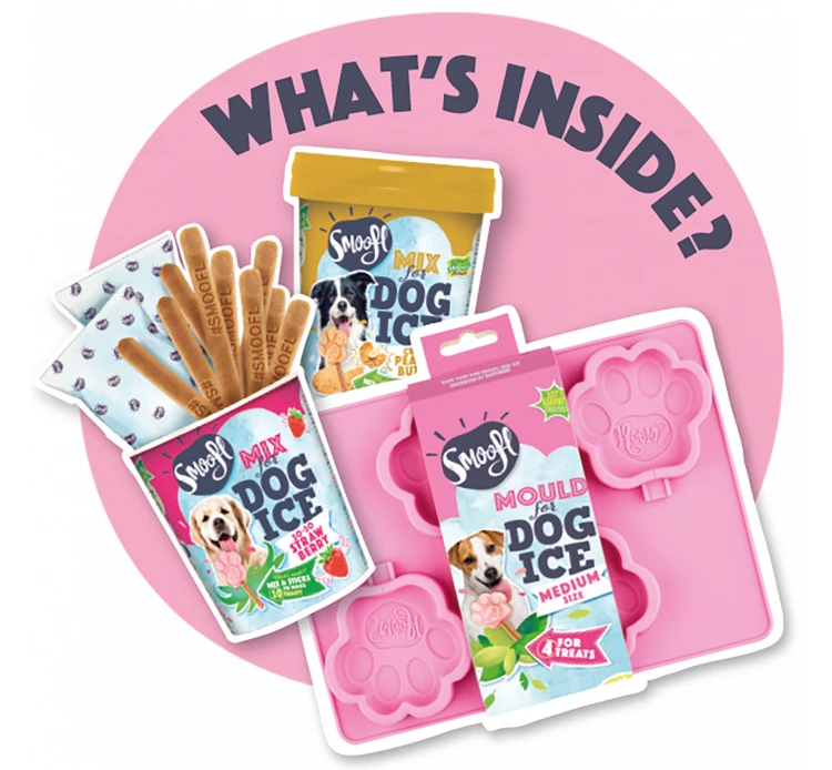 Smoofl Adult Starter Kιτ Μείγμα για Παγωτό Σκύλου, 10τμχ Sticks & Φόρμα Medium 4 Smoofl Adult Starter Kιτ Μείγμα για Παγωτό Σκύλου, 10τμχ Sticks & Φόρμα Medium - Image 2