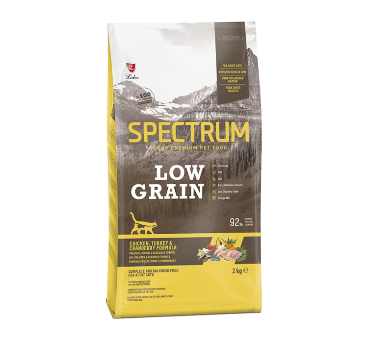 Spectrum Low Grain Adult Chicken, Turkey & Cranberry 2kg 3 Spectrum Low Grain Adult Chicken, Turkey & Cranberry 2kg