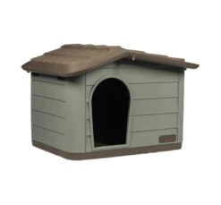 OEM Σπίτι Σκύλου Πλαστικό Πράσινο Princess Eco 75x59x55cm
