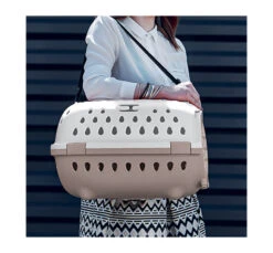 Stefanplast Travel Chic Κλουβί Μεταφοράς έως 5kg -Gatoskilo Petshop Store stefanplast travel chic klouvi metaforas eos 5kg 2