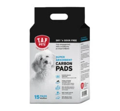 Taf Pets Carbon Training Pads Εκπαιδευτικές Πάνες με Ενεργό Άνθρακα 15τμχ -Gatoskilo Petshop Store taf pets carbon training pads ekpedeftikes panes me energo anthraka 15tmx 1