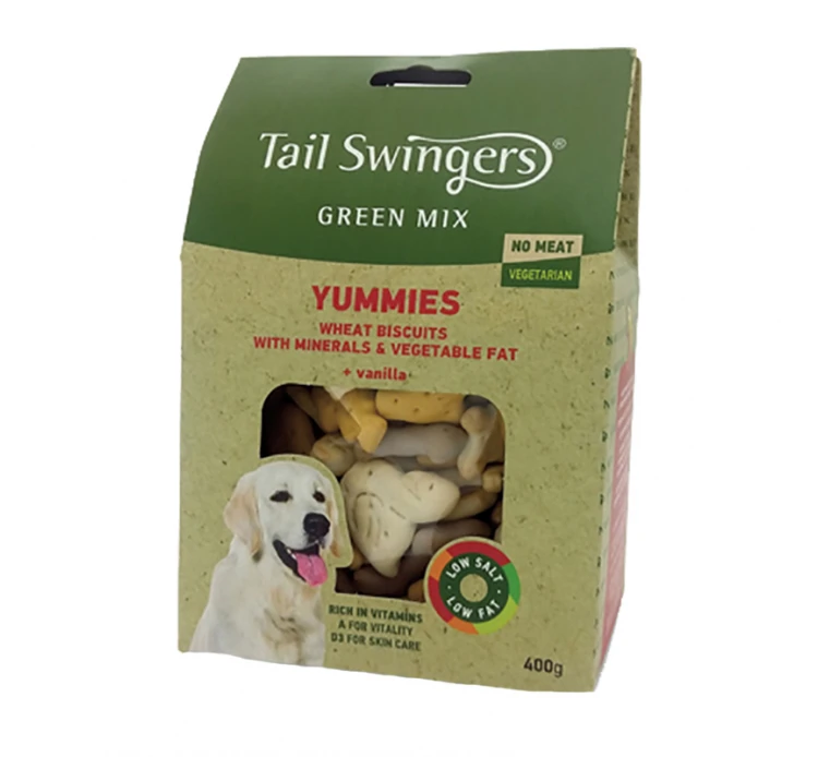 Tail Swingers Μπισκότα Green Mix Yummies με Γεύση Βανίλια 400gr 3 Tail Swingers Μπισκότα Green Mix Yummies με Γεύση Βανίλια 400gr