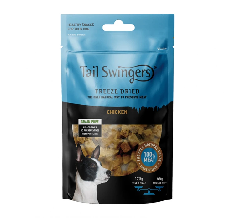 Tail Swingers Λιχουδιές Freeze Dried Κοτόπουλο 45gr 3 Tail Swingers Λιχουδιές Freeze Dried Κοτόπουλο 45gr