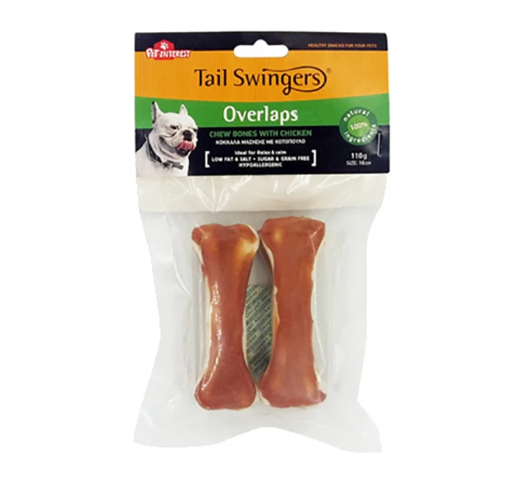 Tail Swingers Συμπαγές Κόκαλο με Κοτόπουλο 10cm 2τμχ 3 Tail Swingers Συμπαγές Κόκαλο με Κοτόπουλο 10cm 2τμχ