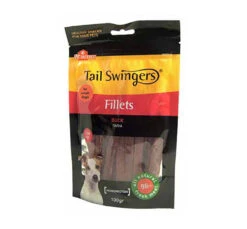 Tail Swingers Small Breeds Λιχουδιές από Φιλετάκια Πάπιας 100gr