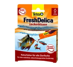 Tetra Fresh Delica Blood Worms Λιχουδιές για Τροπικά Ψάρια σε Gel 48gr