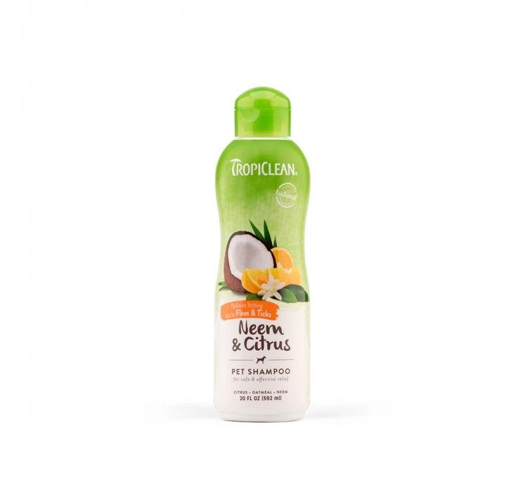 TropiClean Flea & Tick Relief Σαμπουάν με Neem Oil 592ml 3 TropiClean Flea & Tick Relief Σαμπουάν με Neem Oil 592ml