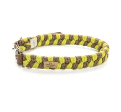 Unicord Χειροποίητο Κολάρο - Περιλαίμιο Γάτας Lollipop Lime-Moccasino 23cm