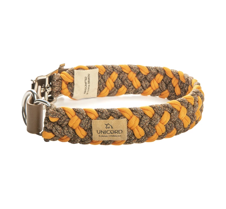 Unicord Χειροποίητο Κολάρο - Περιλαίμιο Σκύλου Color Party Moccasino-Μανταρινί 3 Unicord Χειροποίητο Κολάρο - Περιλαίμιο Σκύλου Color Party Moccasino-Μανταρινί