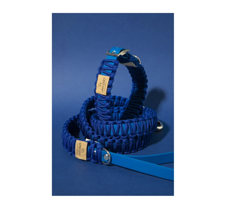 Unicord Χειροποίητο Κολάρο - Περιλαίμιο Σκύλου Skyscraper Μπλε Ηλεκτρίκ 4 Unicord Χειροποίητο Κολάρο - Περιλαίμιο Σκύλου Skyscraper Μπλε Ηλεκτρίκ - Image 2