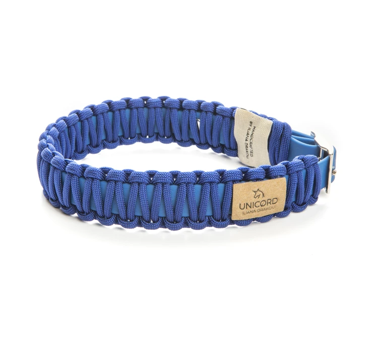 Unicord Χειροποίητο Κολάρο - Περιλαίμιο Σκύλου Skyscraper Μπλε Ηλεκτρίκ 3 Unicord Χειροποίητο Κολάρο - Περιλαίμιο Σκύλου Skyscraper Μπλε Ηλεκτρίκ