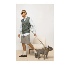 Unicord Χειροποίητος Οδηγός Hands-Free Steel έως 25kg -Gatoskilo Petshop Store unicord xiropiitos odigos hands free steel eos 25kg 2