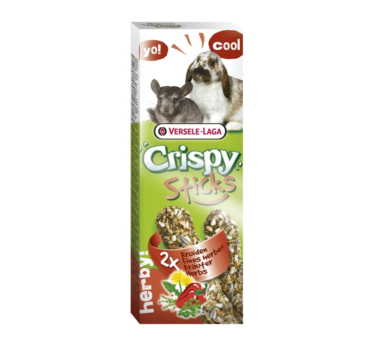VERSELE-LAGA Versele Laga Crispy Sticks Rabbits/Chinchilla Herbs 2x55gr 5 VERSELE-LAGA Versele Laga Crispy Sticks Rabbits/Chinchilla Herbs 2x55gr - Image 3