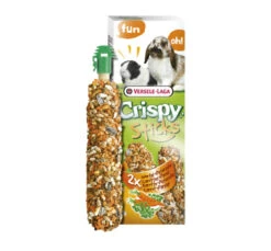 VERSELE-LAGA Versele Laga Crispy Sticks Rabbits/Guinea Pigs Carrot & Parsley 2x55gr