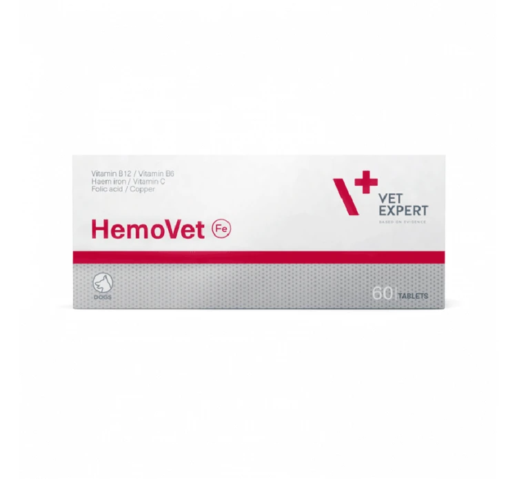 Vet Expert Hemovet 60 Δισκία 3 Vet Expert Hemovet 60 Δισκία