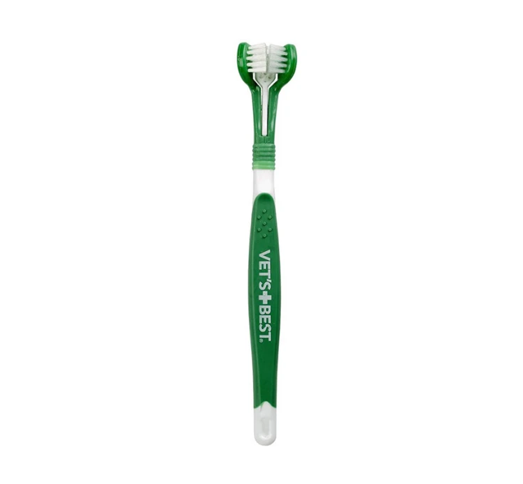 Vet's Best Triple Headed Toothbrush Οδοντόβουρτσα 4 Vet's Best Triple Headed Toothbrush Οδοντόβουρτσα - Image 2