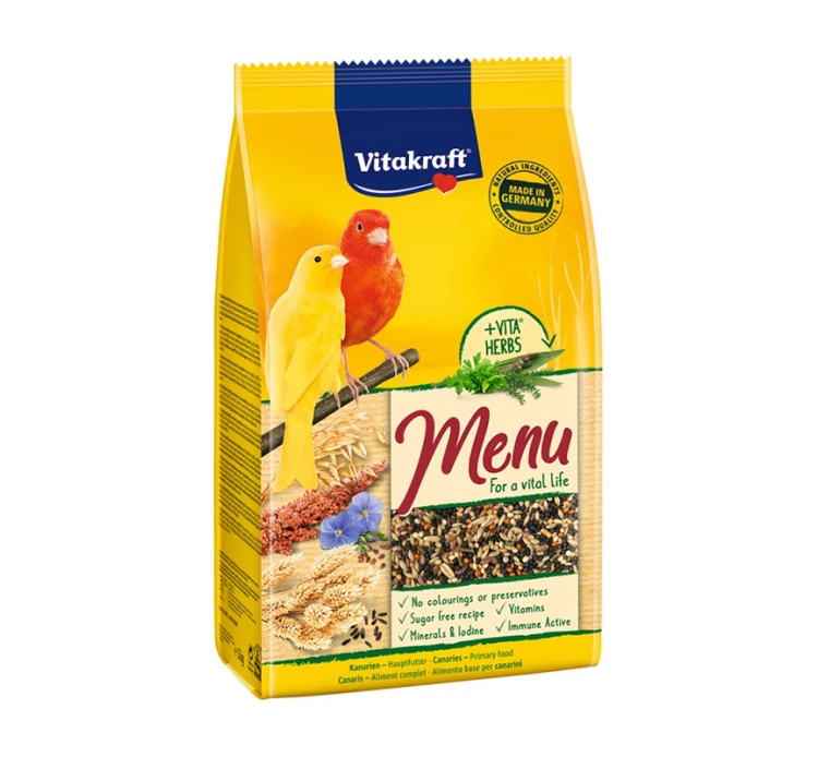 Vitakraft Menu Vital Life Τροφή για Καναρίνια 500gr 3 Vitakraft Menu Vital Life Τροφή για Καναρίνια 500gr