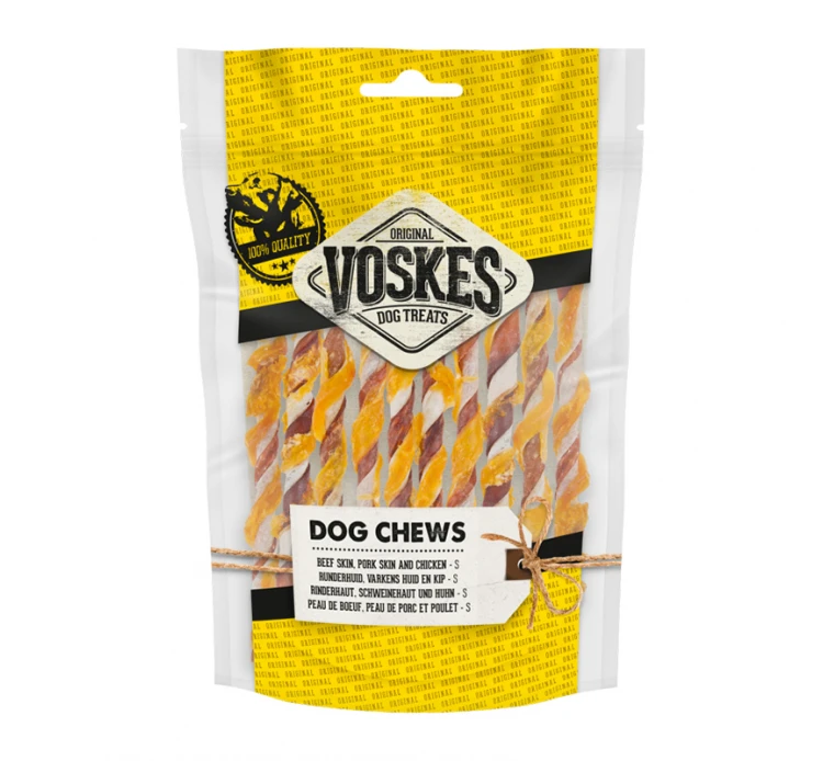 Voskes Sticks Στριφτά Beef Skin, Beef & Chicken 3 Voskes Sticks Στριφτά Beef Skin, Beef & Chicken