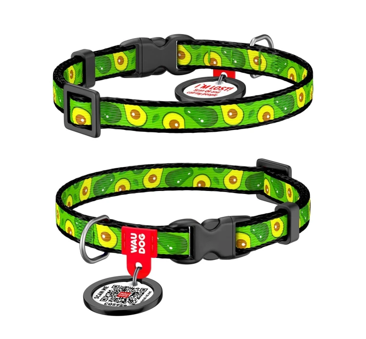 Wau Dog Κολάρο - Περιλαίμιο Avocado με Smart ID & Πλαστικό Κούμπωμα 7 Wau Dog Κολάρο - Περιλαίμιο Avocado με Smart ID & Πλαστικό Κούμπωμα - Image 5