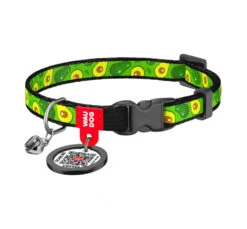 Wau Dog Κολάρο -Περιλαίμιο Γάτας Avocado 20-30cm με Smart ID