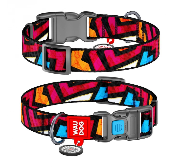 Wau Dog Κολάρο - Περιλαίμιο Graffiti με Smart ID & Πλαστικό Κούμπωμα 3 Wau Dog Κολάρο - Περιλαίμιο Graffiti με Smart ID & Πλαστικό Κούμπωμα