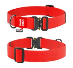 Wau Dog Κολάρο - Περιλαίμιο Σκύλου Αδιάβροχο με Smart ID & Μεταλλικό Κούμπωμα -Gatoskilo Petshop Store wau dog kolaro perilemio skilou adiavroxo me smart id metalliko koumpoma 6