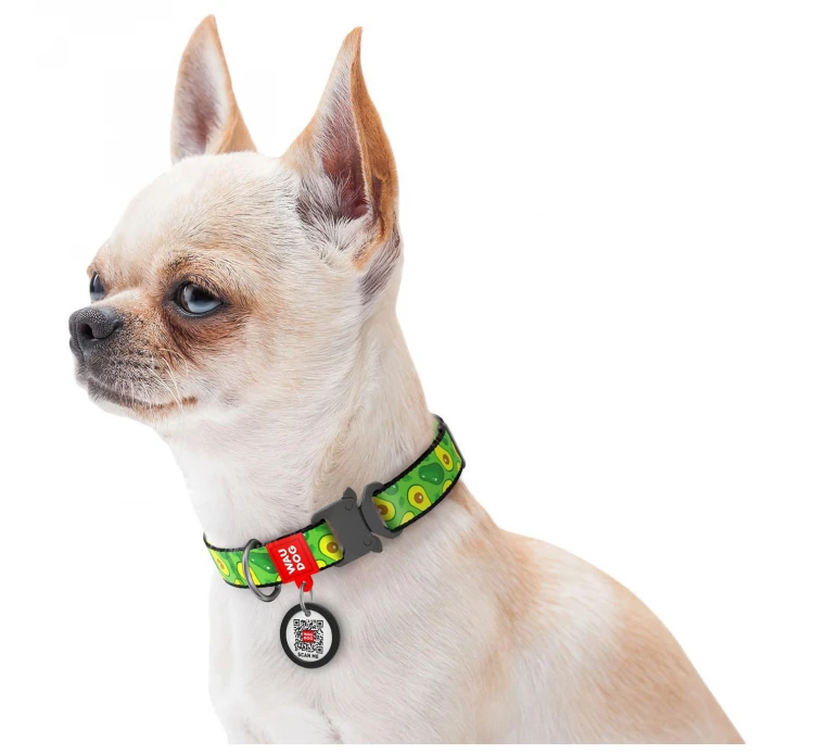 Wau Dog Κολάρο - Περιλαίμιο Σκύλου Avocado με Smart ID & Μεταλλικό Κούμπωμα 5 Wau Dog Κολάρο - Περιλαίμιο Σκύλου Avocado με Smart ID & Μεταλλικό Κούμπωμα - Image 3