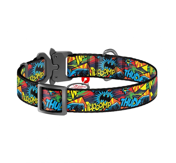 Wau Dog Κολάρο - Περιλαίμιο Σκύλου Batman Bright με Smart ID & Μεταλλικό Κούμπωμα 4 Wau Dog Κολάρο - Περιλαίμιο Σκύλου Batman Bright με Smart ID & Μεταλλικό Κούμπωμα - Image 2
