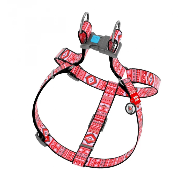 Wau Dog Σαμαράκι Etno Red με Smart ID & Πλαστικό Κούμπωμα 4 Wau Dog Σαμαράκι Etno Red με Smart ID & Πλαστικό Κούμπωμα - Image 2