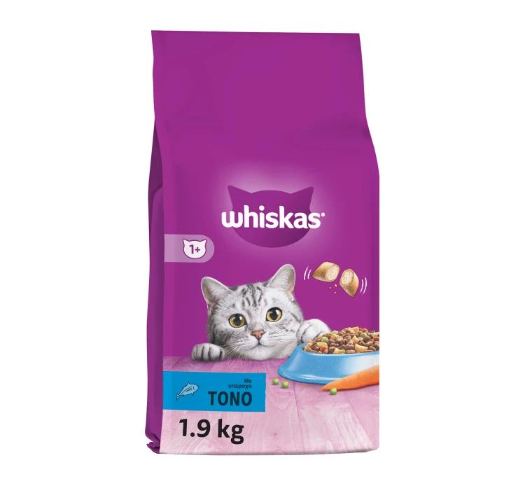Whiskas Adult Γεμιστές Κροκέτες με Τόνο 1.9kg 3 Whiskas Adult Γεμιστές Κροκέτες με Τόνο 1.9kg
