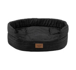 Woofmoda Φωλιά Σκύλου - Γάτας Ριγέ Μαύρο