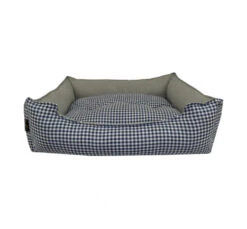 Woofmoda Κρεβάτι Σκύλου - Γάτας Καναπές Καρό Μπλε