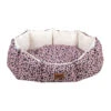 Woofmoda Κρεβάτι Σκύλου - Γάτας Καναπές Ροζ Animal Print -Gatoskilo Petshop Store woofmoda krevati skilou gatas kanapes roz animal print