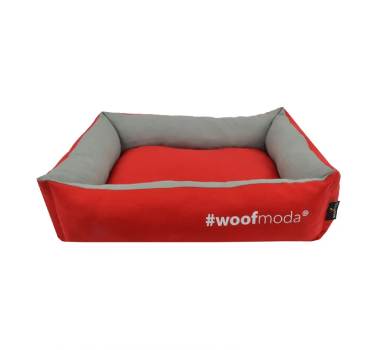 Woofmoda Κρεβάτι Σκύλου - Γάτας Πουφ Κόκκινο 3 Woofmoda Κρεβάτι Σκύλου - Γάτας Πουφ Κόκκινο