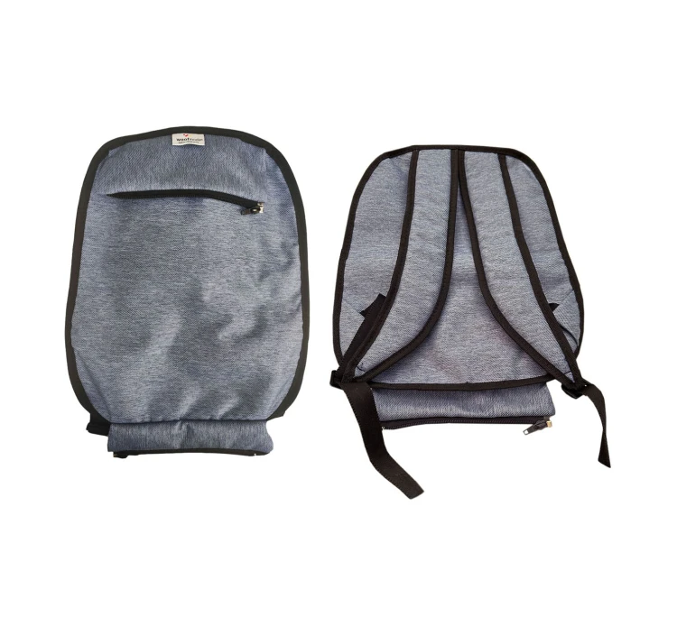 Woofmoda Τσάντα Μεταφοράς Σκύλου - Γάτας Flexygo Γκρι IATA 23x57x34cm 5 Woofmoda Τσάντα Μεταφοράς Σκύλου - Γάτας Flexygo Γκρι IATA 23x57x34cm - Image 3