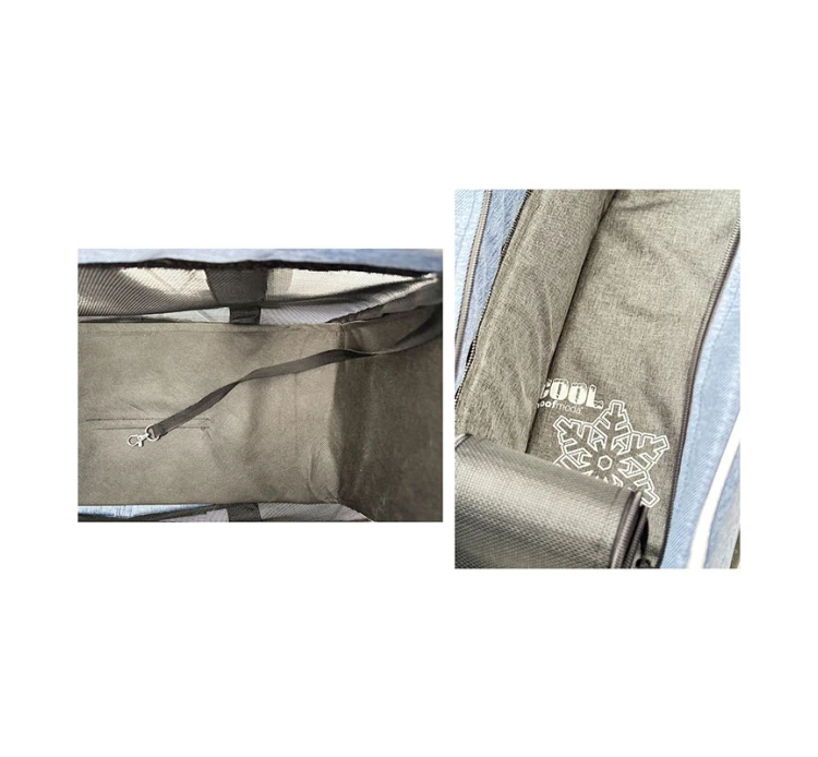 Woofmoda Τσάντα Μεταφοράς Σκύλου - Γάτας Flexygo Γκρι IATA 23x57x34cm 7 Woofmoda Τσάντα Μεταφοράς Σκύλου - Γάτας Flexygo Γκρι IATA 23x57x34cm - Image 5