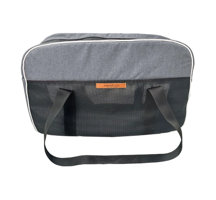 Woofmoda Τσάντα Μεταφοράς Σκύλου - Γάτας Flexygo Γκρι IATA 23x57x34cm 3 Woofmoda Τσάντα Μεταφοράς Σκύλου - Γάτας Flexygo Γκρι IATA 23x57x34cm