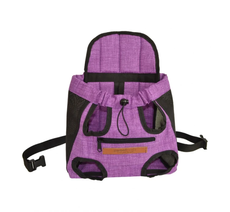 Woofmoda Τσάντα Μεταφοράς Σκύλου - Γάτας Μάρσιπος 11x23x22cm Μωβ 3 Woofmoda Τσάντα Μεταφοράς Σκύλου - Γάτας Μάρσιπος 11x23x22cm Μωβ