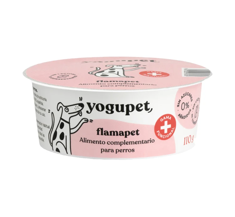Yogupet Functional Flamapet Γιαούρτι Σκύλου με Κουρκουμά, Κιχώριο & Κολλαγόνο 110gr 4 Yogupet Functional Flamapet Γιαούρτι Σκύλου με Κουρκουμά, Κιχώριο & Κολλαγόνο 110gr - Image 2